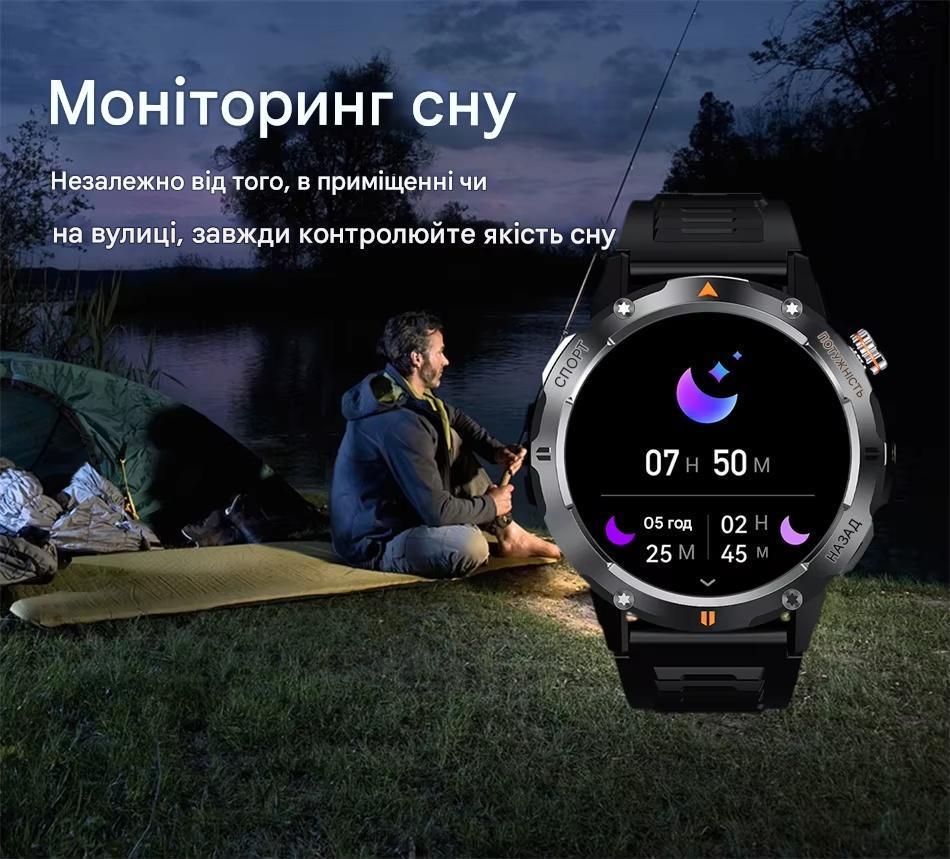 Смарт-часы мужские Smart IP68 с фонариком (2519317841) - фото 8