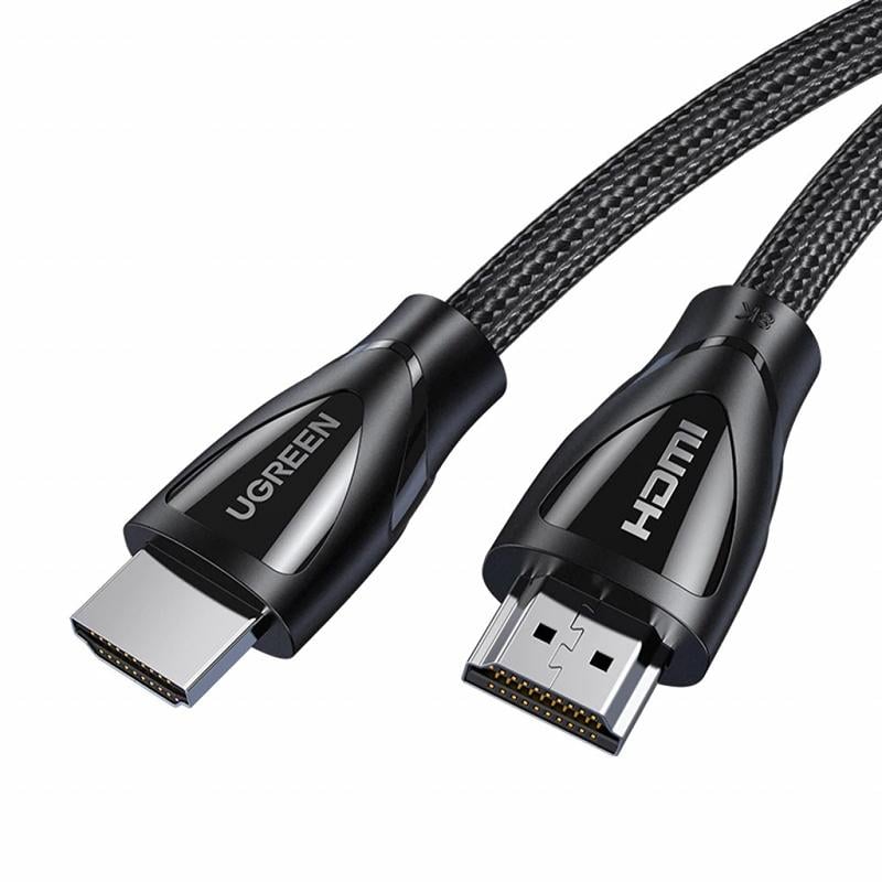 Кабель UGREEN HD140 HDMI to HDMI MM V2.1 With Braid 8K 60Hz 4K 120Hz 3 м Black (80404)