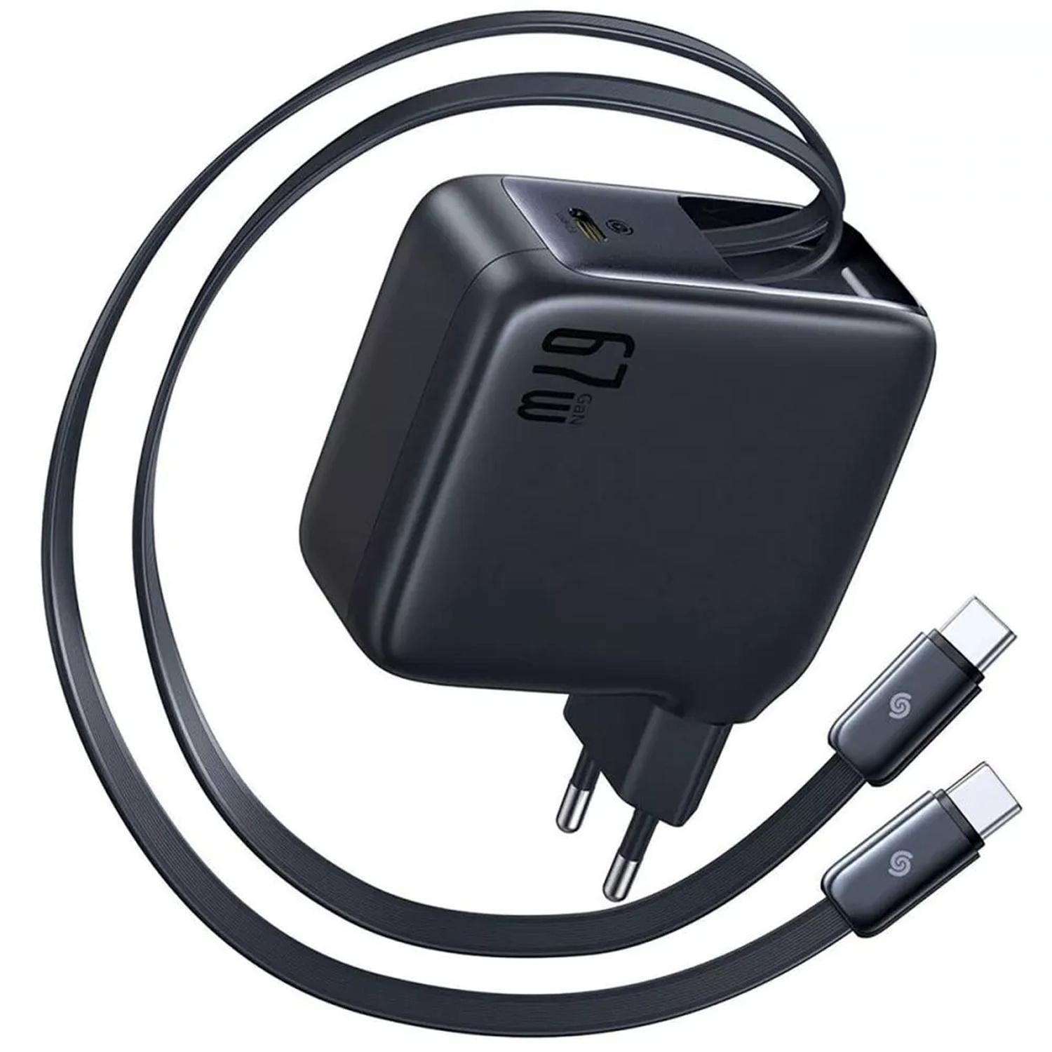 Зарядное устройство для BASEUS EnerCore CJ21 67W 3хType-C PD/QC Черный (E0121D00) Зарядное устройство для BASEUS EnerCore CJ21 67W 3хType-C PD/QC Черный (E0121D00)