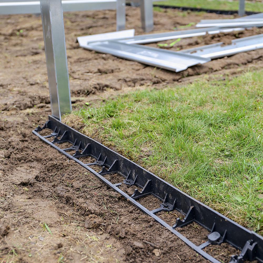 Бордюр садовий 58х1000 мм Чорний (OBRB58) - фото 6