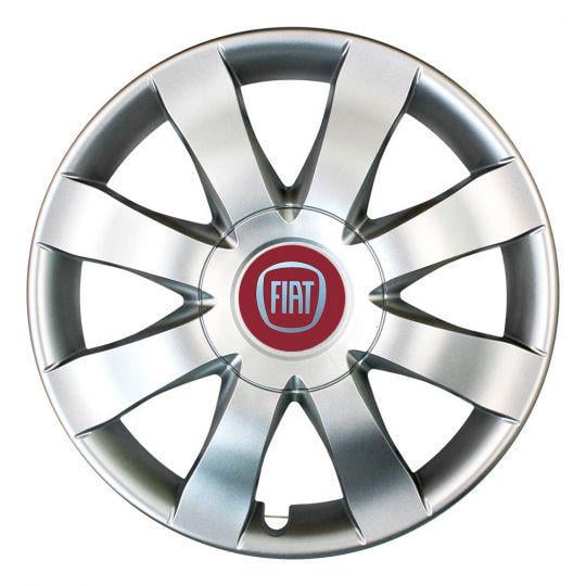 Автомобильные колпаки SKS 323 R15 с логотипом Fiat 4 шт. Серебристый Автомобильные колпаки SKS 323 R15 с логотипом Fiat 4 шт. Серебристый