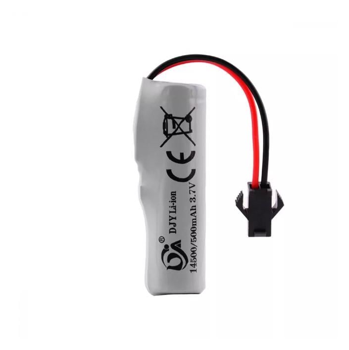 Аккумулятор для радиоуправляющей машинки DJY Li-ion 14500 3,7V 500 mAh SM 2 pin (1942675359)