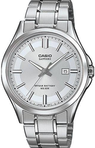 Наручные часы мужские Casio MTS-100D-7AVDF сапфировое стекло d 42 мм - фото 1 Наручные часы мужские Casio MTS-100D-7AVDF сапфировое стекло d 42 мм - фото 1