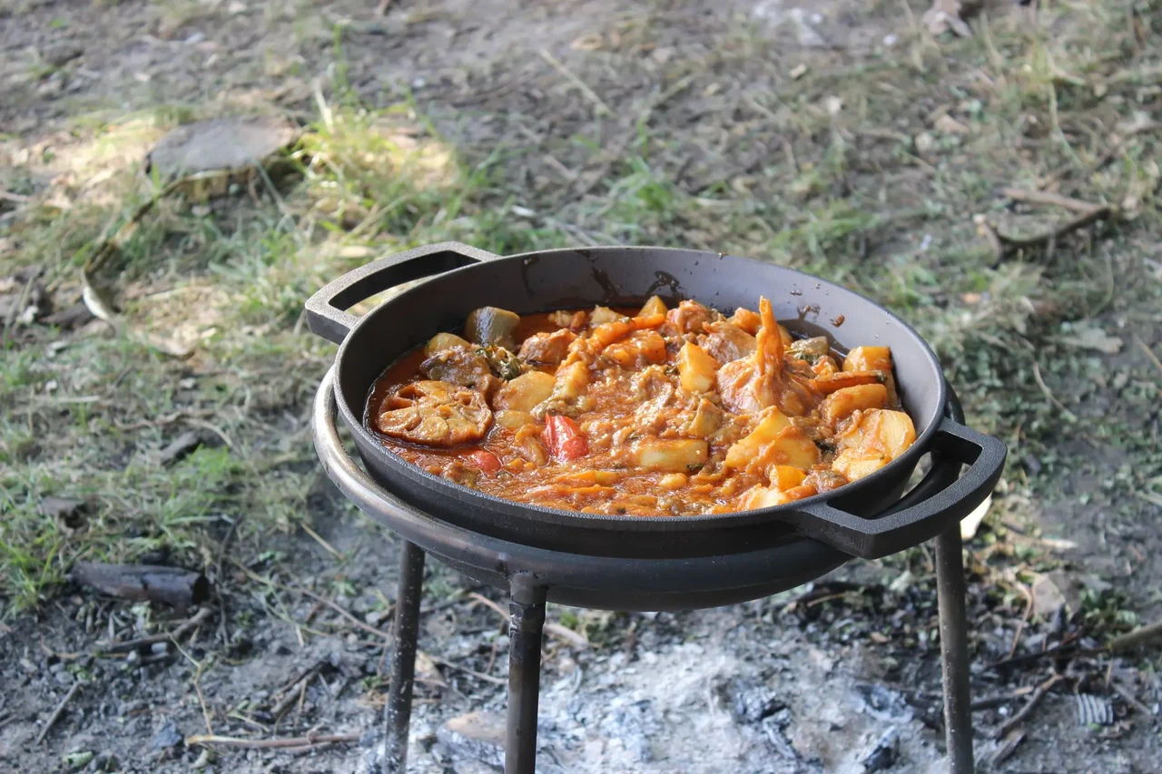 Сковорода Жарівня Ситон 30 см чавунна з чавунною кришкою - фото 8