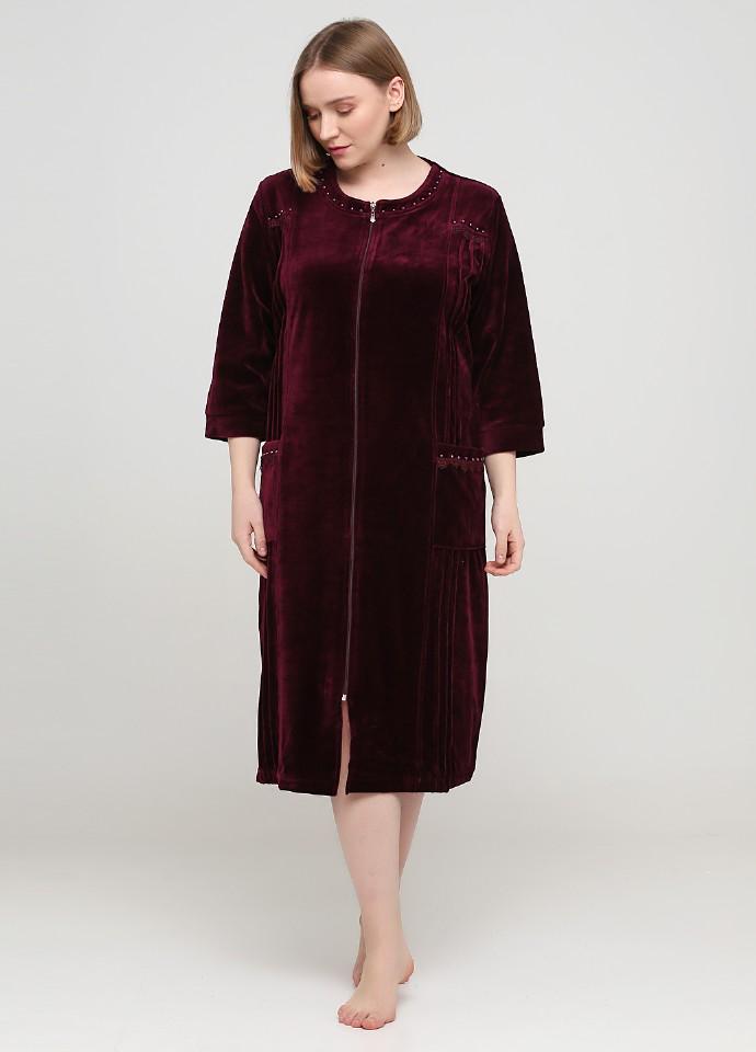 Халат Wild Love XL Бордовый (21146-06)