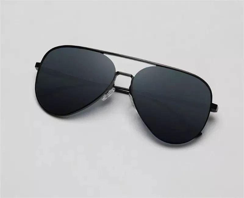 Очки солнцезащитные Mijia Polarized Navigator Pilot Sunglasses TYJ02TS DMU4053TY Темно-серый - фото 10