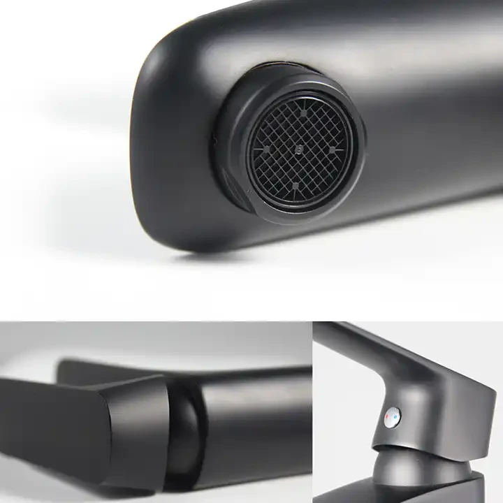 Змішувач для умивальника одноважільний Чорний матовий (482019332) - фото 7 Змішувач для умивальника одноважільний Чорний матовий (482019332) - фото 7