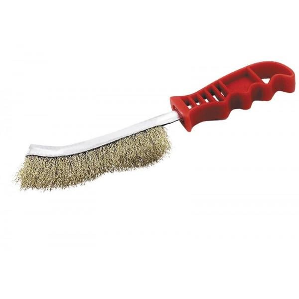 Щетка проволочная MasterTool GM с пластиковой ручкой (14-5523)