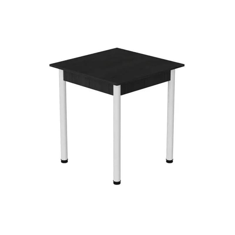 Стол кухонный Ferrum-decor Агата ДСП 16 мм 75x80x80 см Белый/Сосная Кембра (FRD-105676)