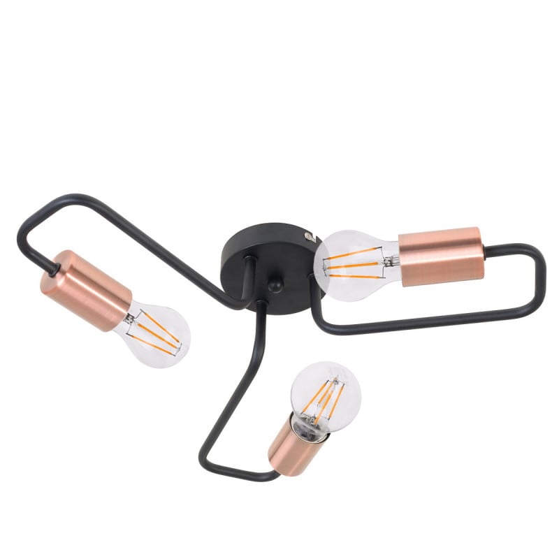 Люстра Brille BL-591S/3 E27 BK/Cop (23-825)