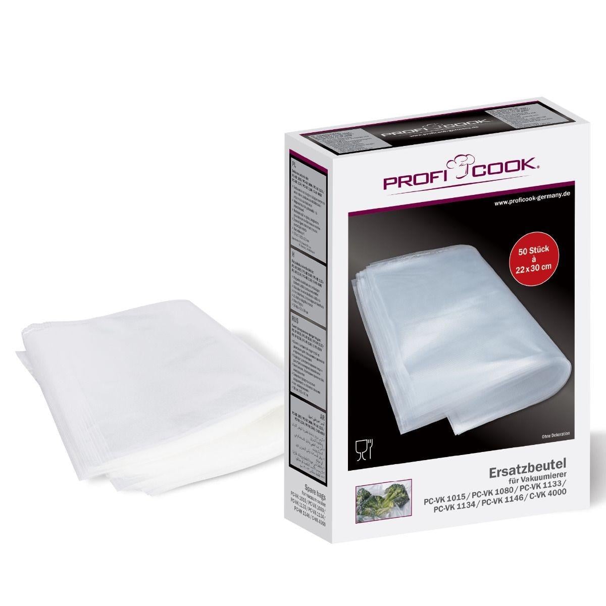 Пакети-плівка для вакууматора Profi Cook 50 шт. 22x30 см