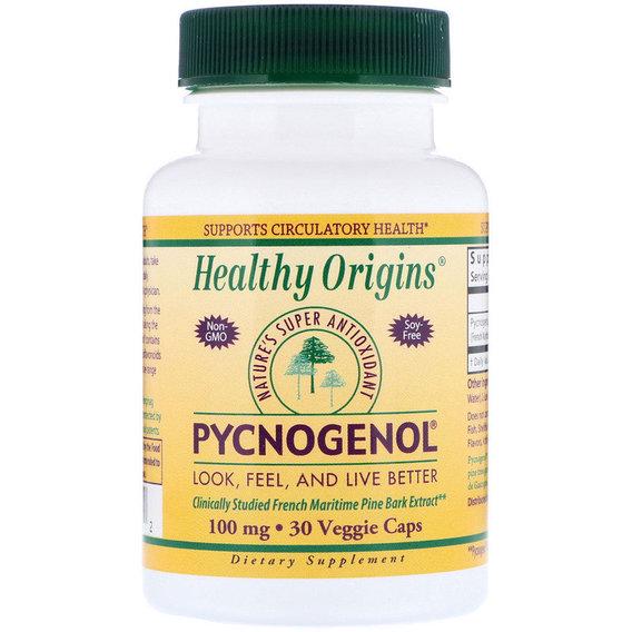 Пикногенол Healthy Origins Pycnogenol 100 мг 30 Veg Caps (HO41371)