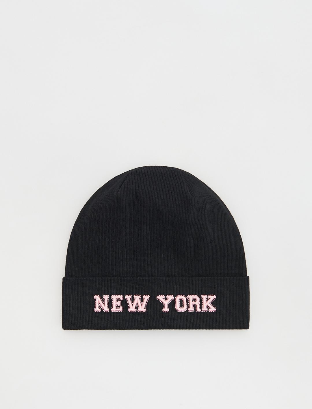 Шапка-бини детская для девочки демисезонная Reserved 54 Черный (25091109)