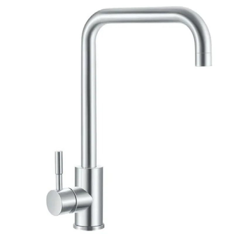 Смеситель для кухни Champion SUS-011-G Chrome из нержавеющей стали Стальной (CH6537)