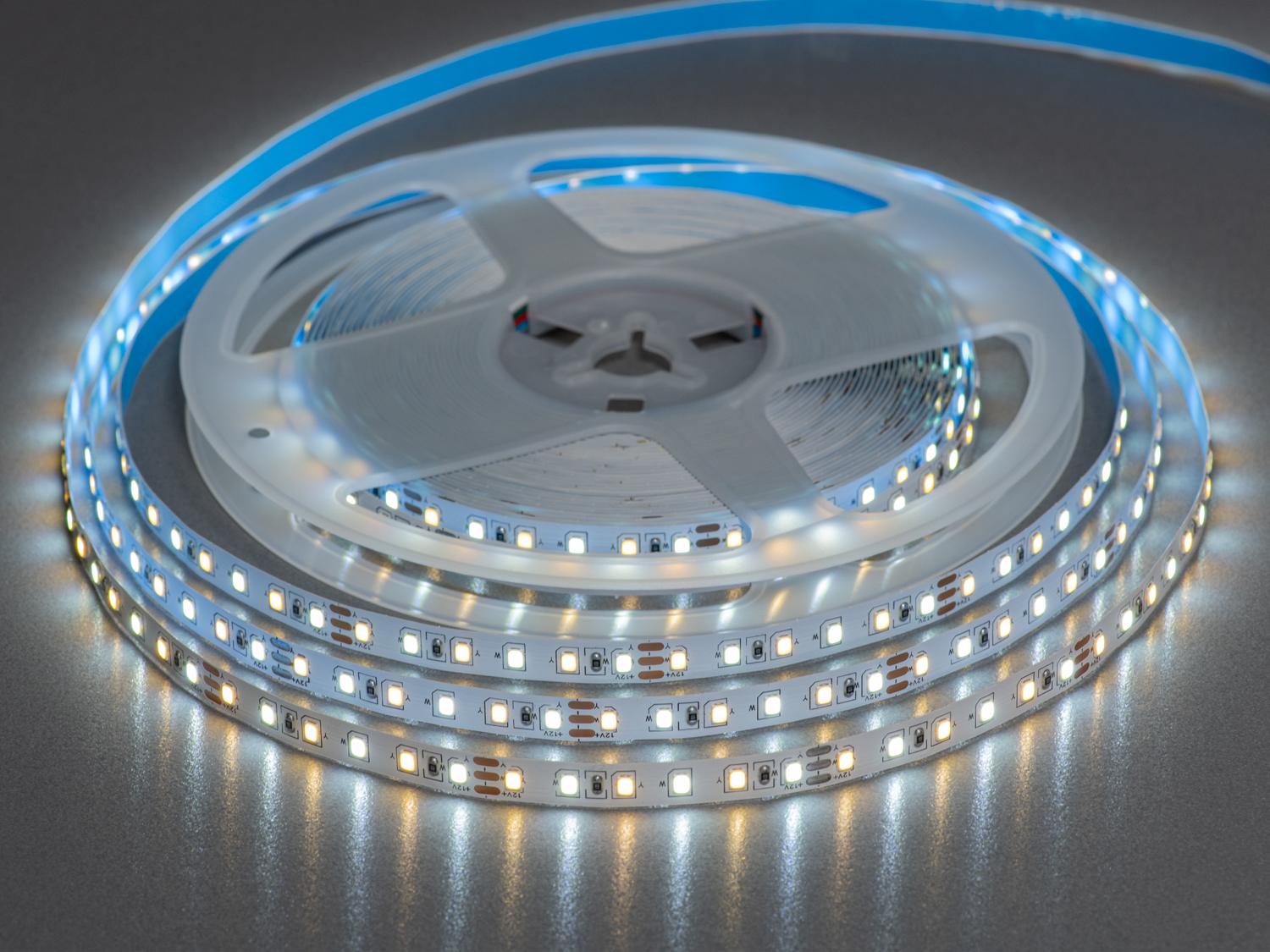 Светодиодная лента адресная 12 В 120 диодов на метр 8 мм Теплый/Холодный Белый (P12-2835-120-CW+WW-20-8) Светодиодная лента адресная 12 В 120 диодов на метр 8 мм Теплый/Холодный Белый (P12-2835-120-CW+WW-20-8)