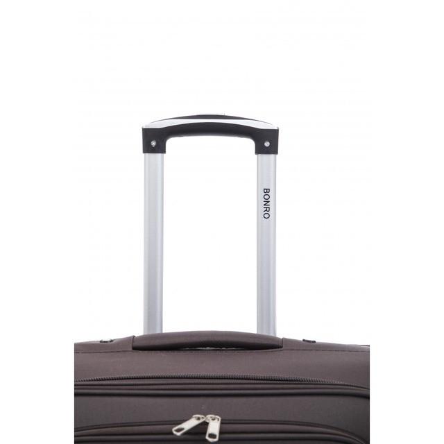 Валіза Bonro Tourist 4 колеса велика Коричневий (2761308524) - фото 7 Валіза Bonro Tourist 4 колеса велика Коричневий (2761308524) - фото 7