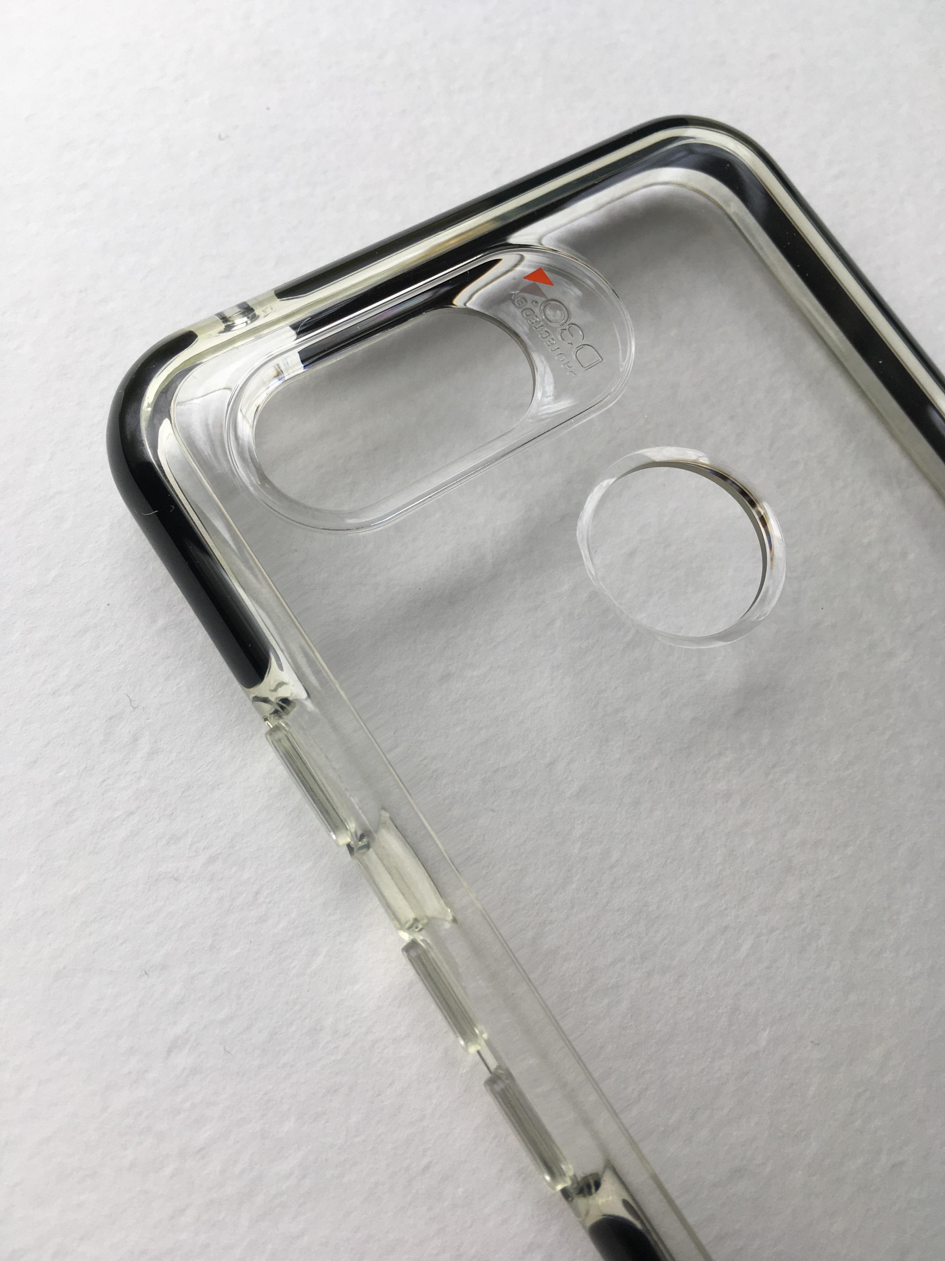 Протиударний прозорий чохол GEAR4 Piccadilly D3O з антимікробним покриттям для Google Pixel 3 (5.5") Black + Transparent - фото 6