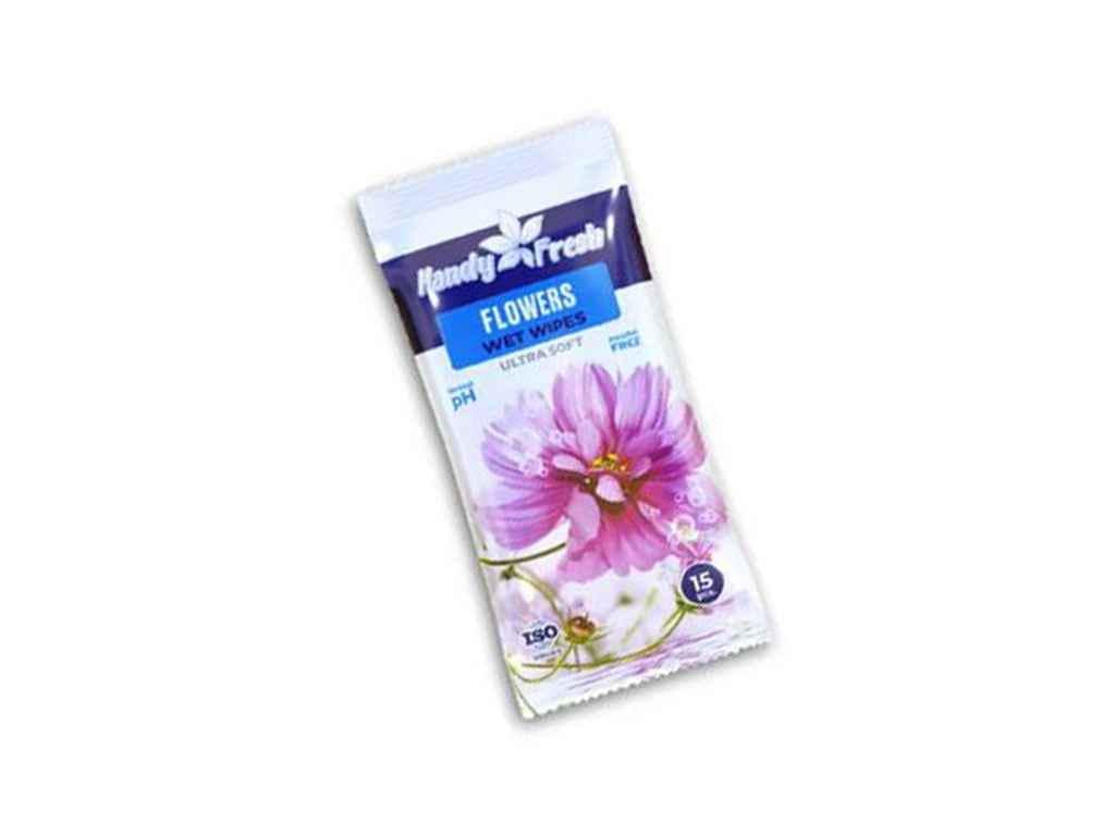 Вологі серветки HANDY Fresh Flowers 15 шт. (899502)
