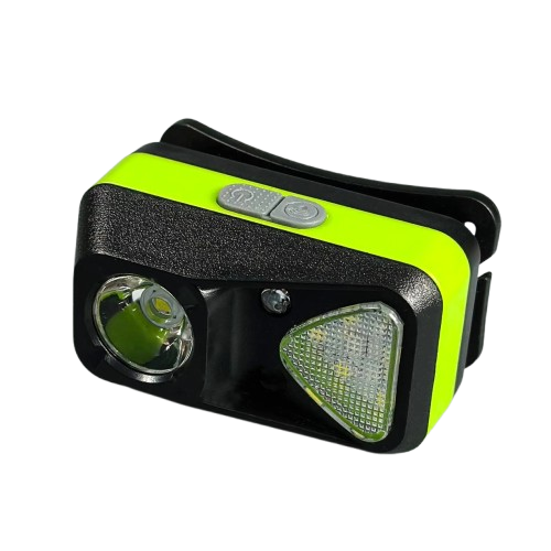 Ліхтар налобний W-18-XPG/6SMD Motion sensor USB-C Green (10894)