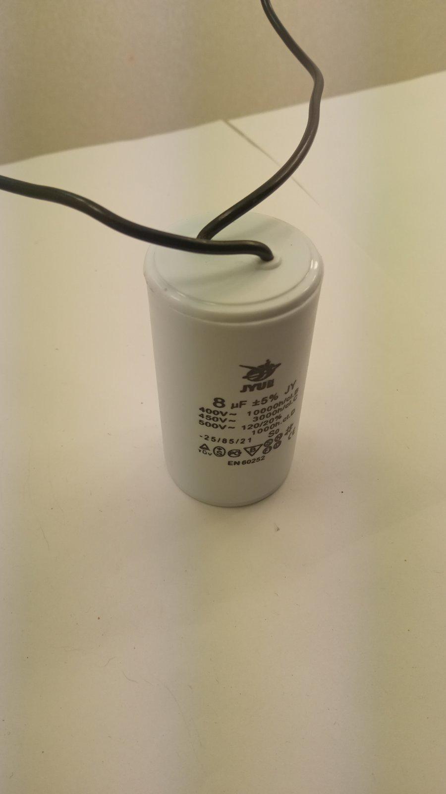 Конденсатор пусковой CBB-60 8 mkF 450V - фото 2