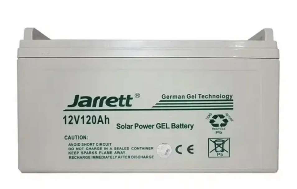 Акумулятор гелевий Jarrett Gelled Electrolite компактний 12V 120 Ah (10233)