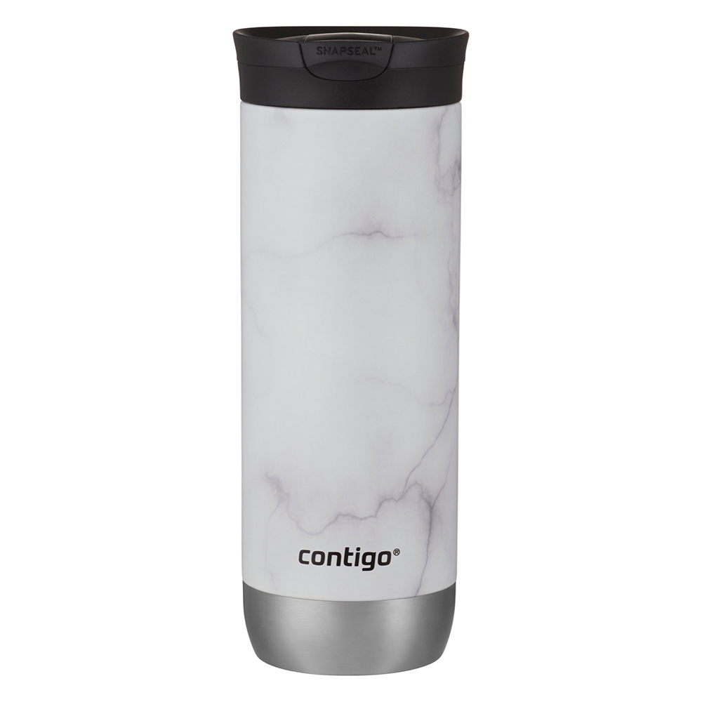 Термокружка Contigo Huron Couture Snapseal 591 мл White Marble