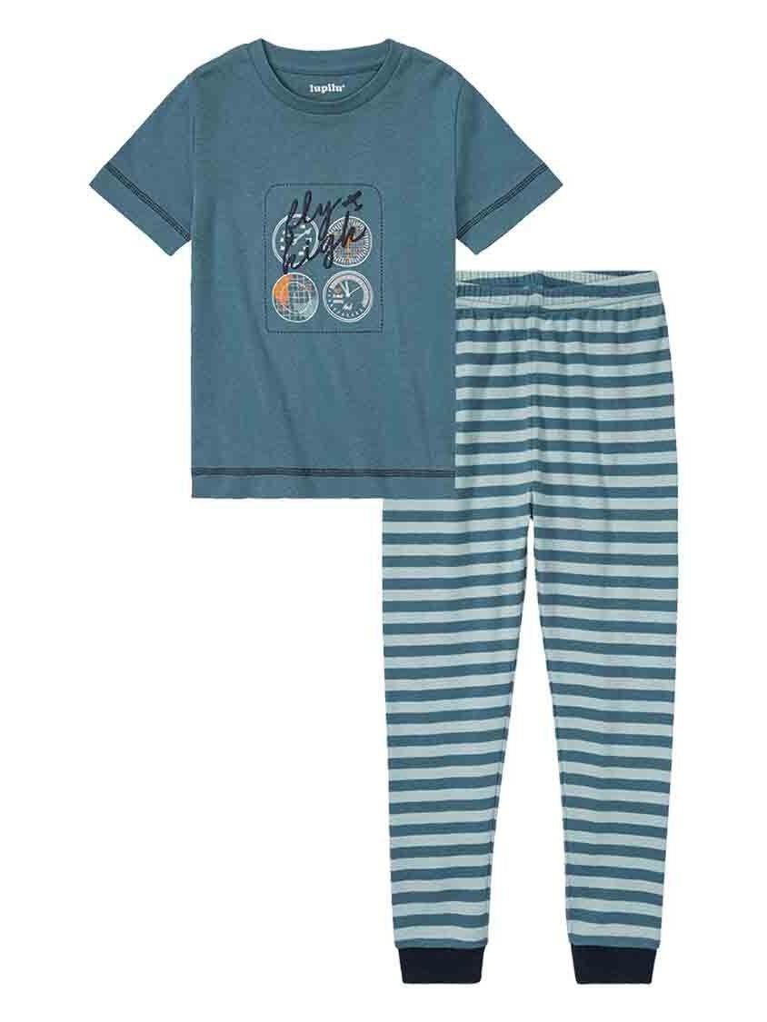 Піжама дитяча Lupilu 403109_2204-1 Fly High см угаста 110-116 см Морська хвиля (2789609032)