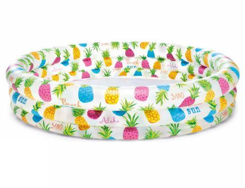 Бассейн надувной Ананасы 132х28 см (2630899702)