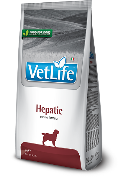 Корм сухой Farmina Vet Life Hepatic для собак, при хронической печеночной недостаточности, 2 кг