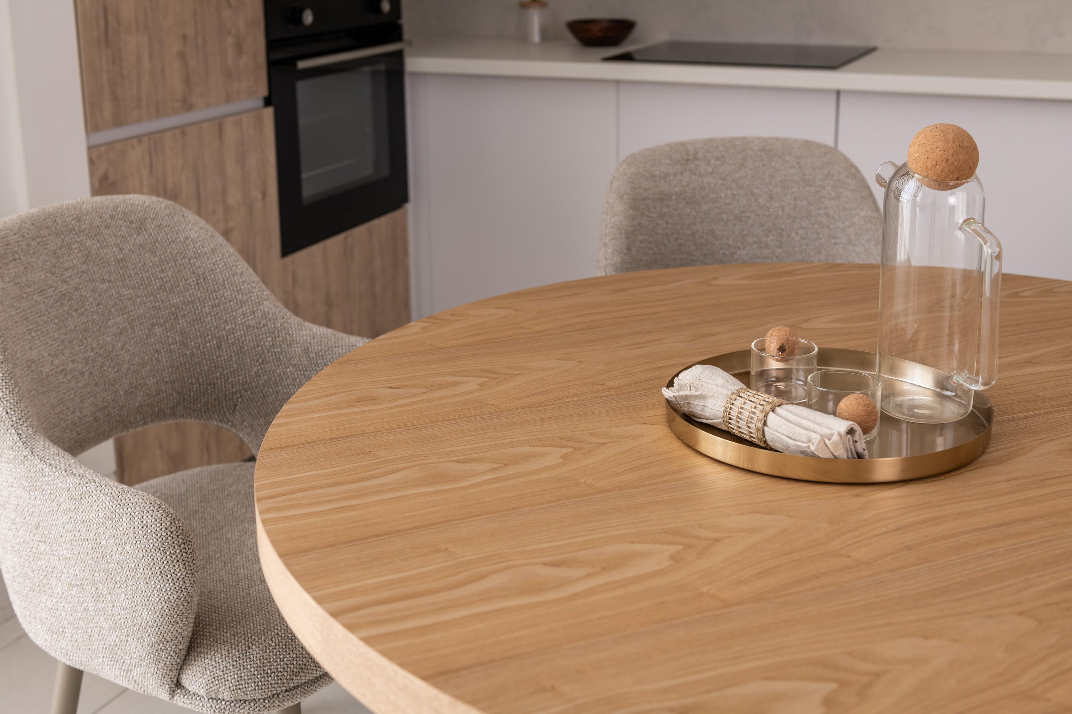 Стол обеденный круглый Амбра Ветро 1200/760 мм МДФ Ясень/Теплый песок (TМ-235) - фото 7 Стол обеденный круглый Амбра Ветро 1200/760 мм МДФ Ясень/Теплый песок (TМ-235) - фото 7