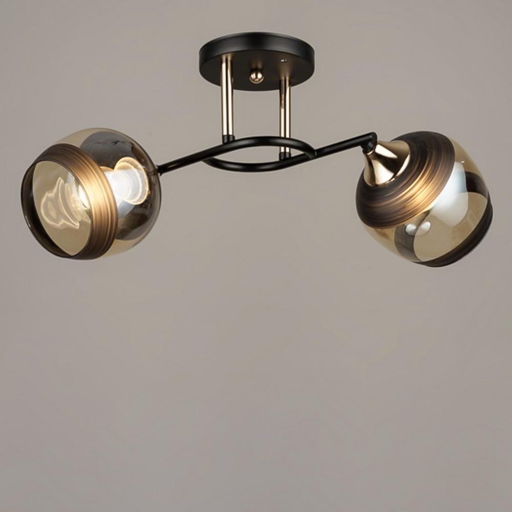 Люстра потолочная Light House SRS-19029/2 Черный с золотым