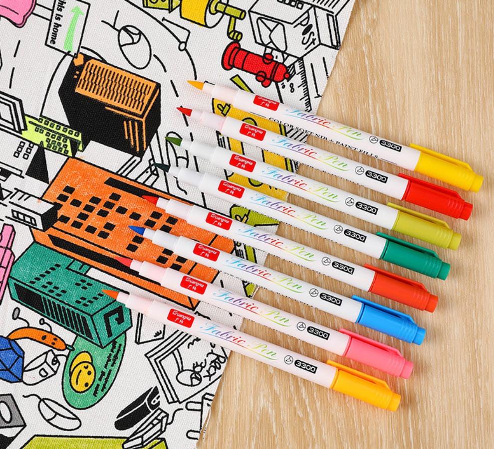 Набір маркерів YOVER для тканини 24 кольори - фото 10 Набір маркерів YOVER для тканини 24 кольори - фото 10