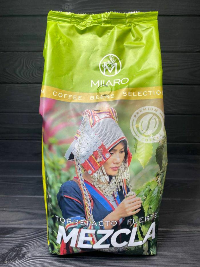 Кофе в зернах Milaro Mezcla Torrefacto Fuerte 1 кг - фото 2