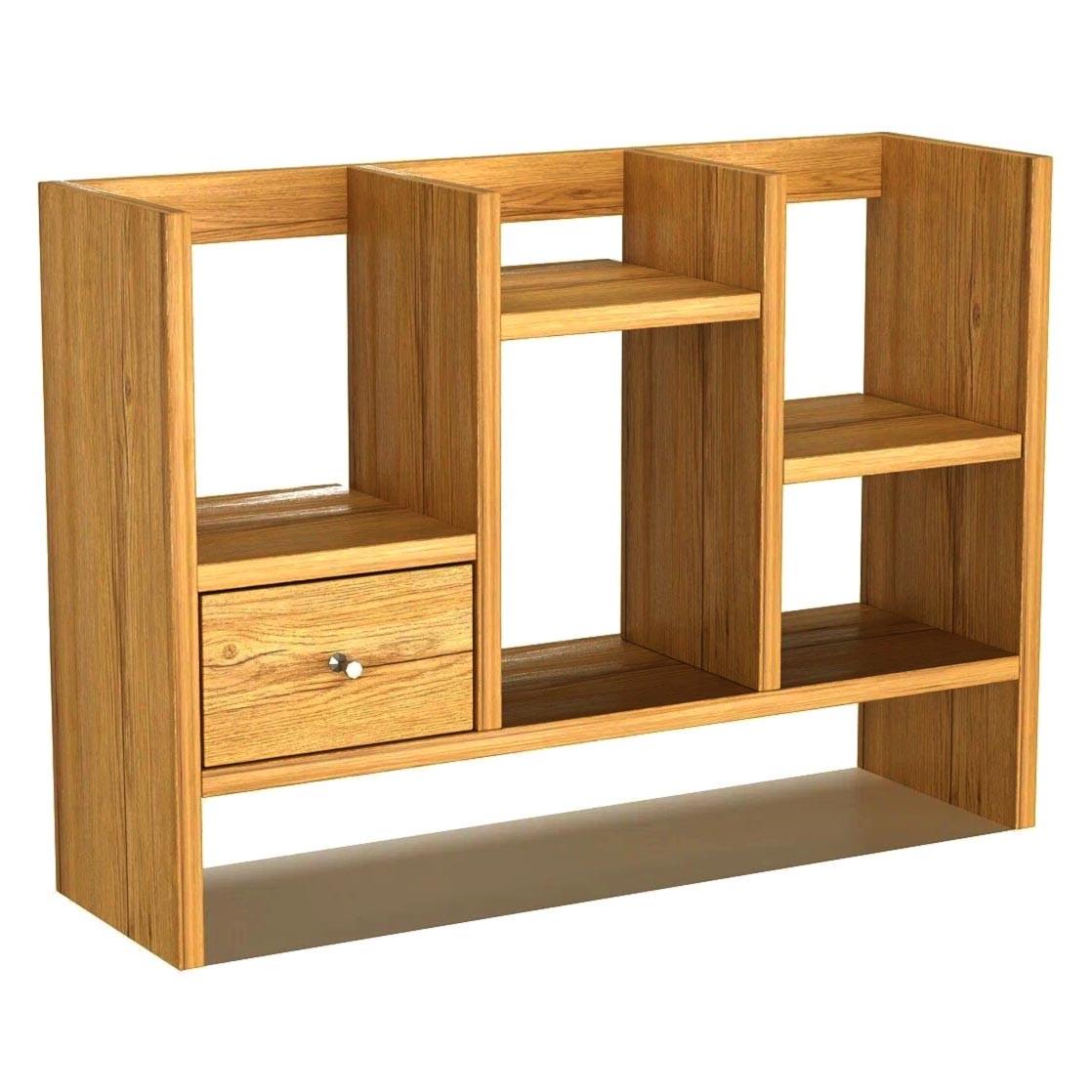 Полка-надстройка настольная из дерева Домира карри (АКД-009903)