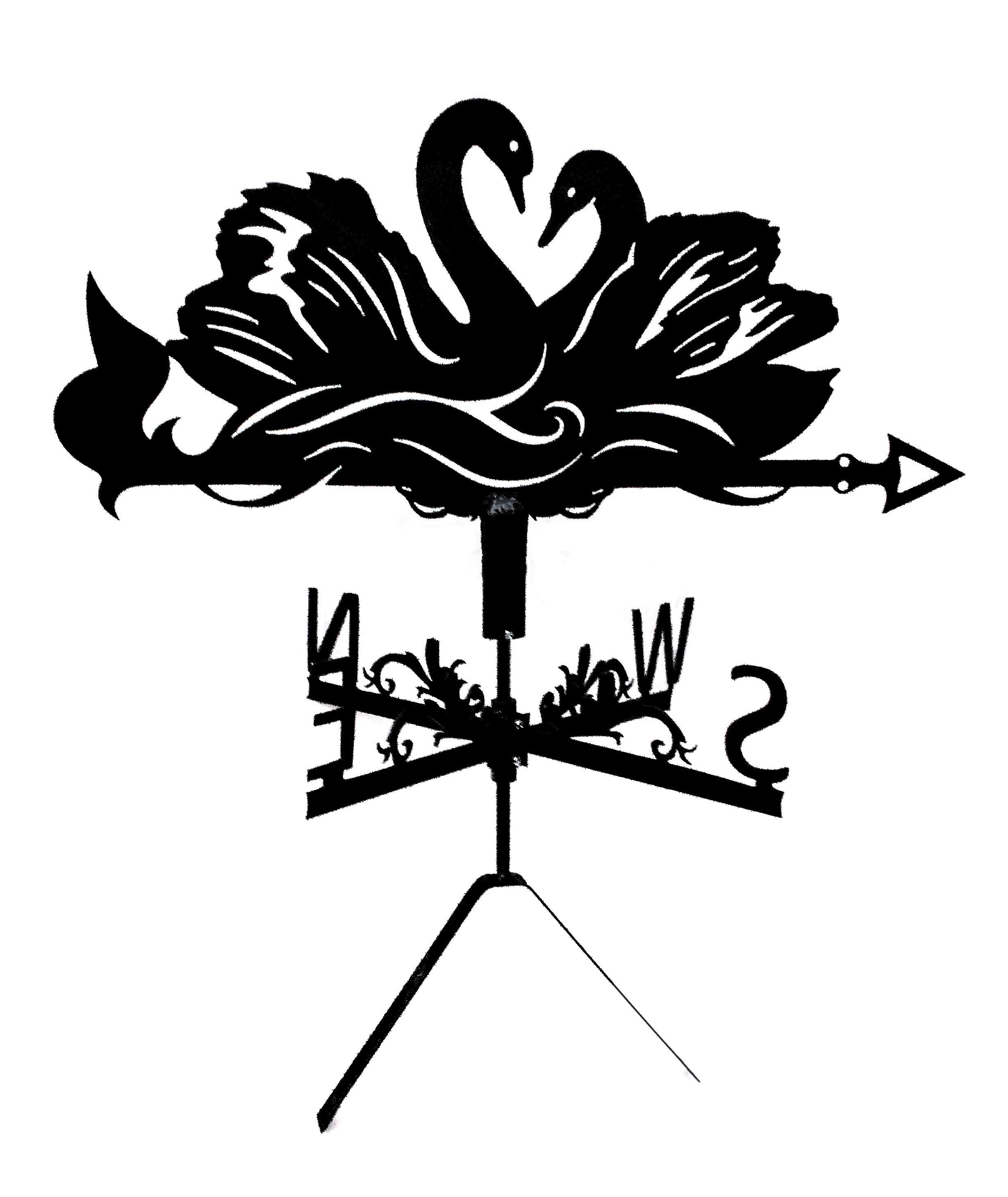 Флюгер на беседку Лебеди (27328379)