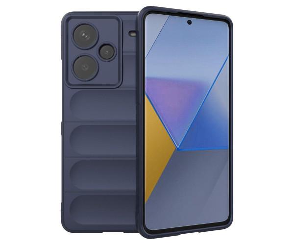 Чехол - накладка Ricco Phantom Shield для Xiaomi Redmi Note 13 Pro Plus 5G с защитой при падении Тёмно-Синий