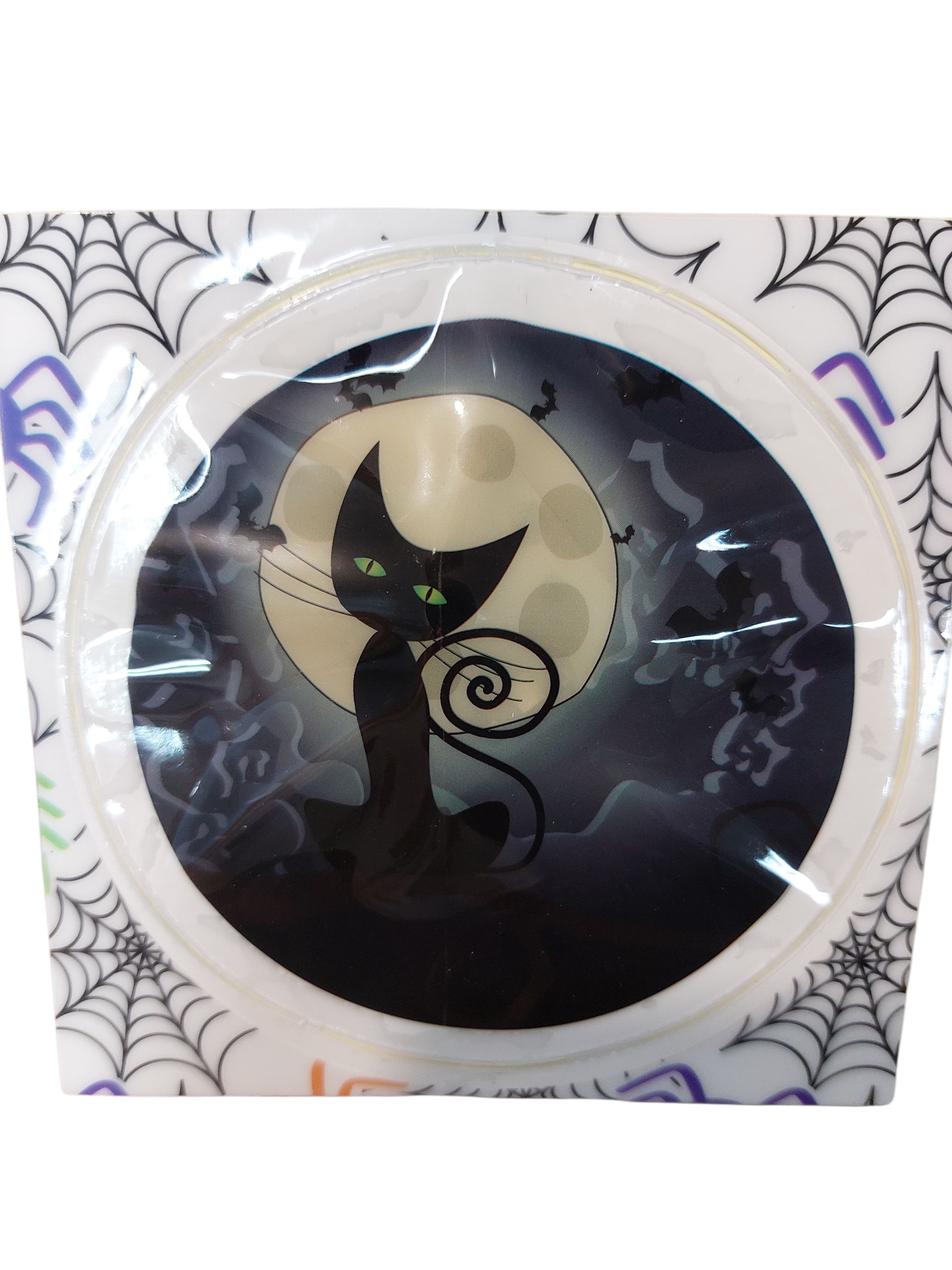Наклейка для Хэллоуин Кот 8 см Разноцветный (026206)