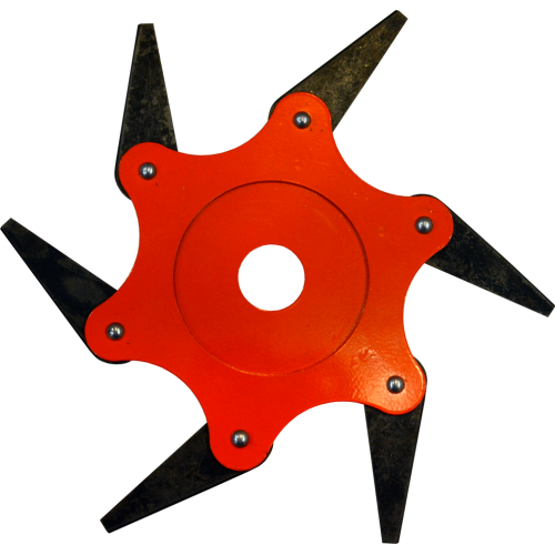 Нож сегментный 6 лезвий для газонокосилки/мотокосы/тримера стальной 15 см (313162) Нож сегментный 6 лезвий для газонокосилки/мотокосы/тримера стальной 15 см (313162)