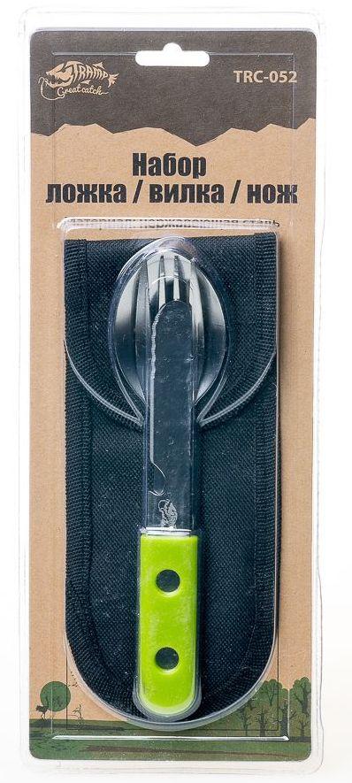Набор приборов туристический ложка/вилка/нож Tramp - фото 4 Набор приборов туристический ложка/вилка/нож Tramp - фото 4