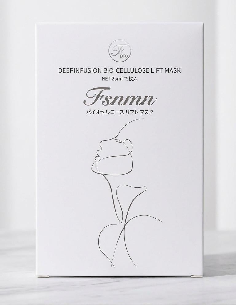 Лифтинг-маска Fsnmn с эффектом второй кожи для подтяжки контура лица увлажнения омоложения 1 штука 25 мл