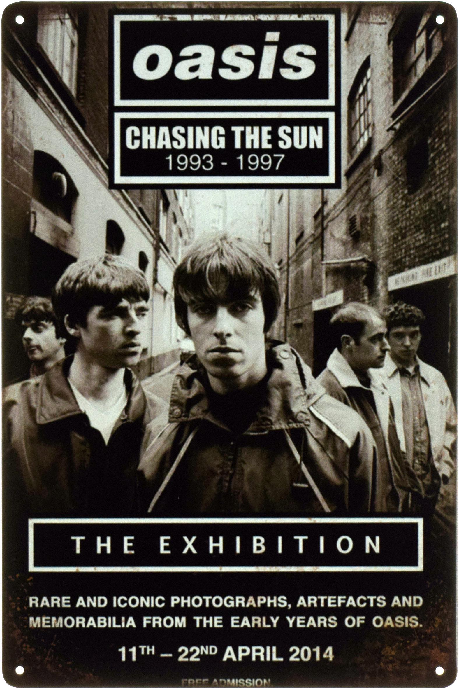Металева табличка Oasis The Exhibition 20x30 см