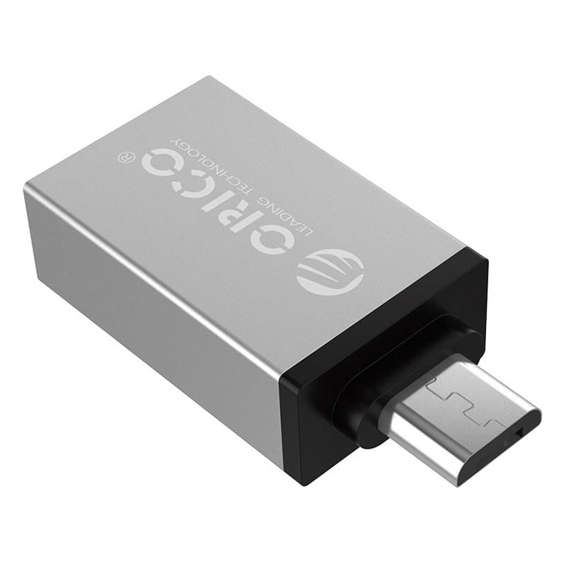 Адаптер OTG Orico CBT-UM01-SV Micro USB для USB 3.0 Серебристый