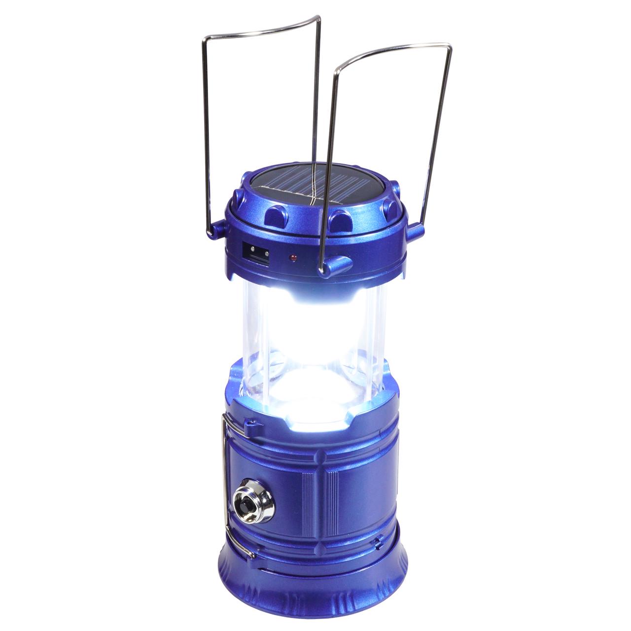 Ліхтар Wellamart кемпінговий розсувний Синій (7154-0002)