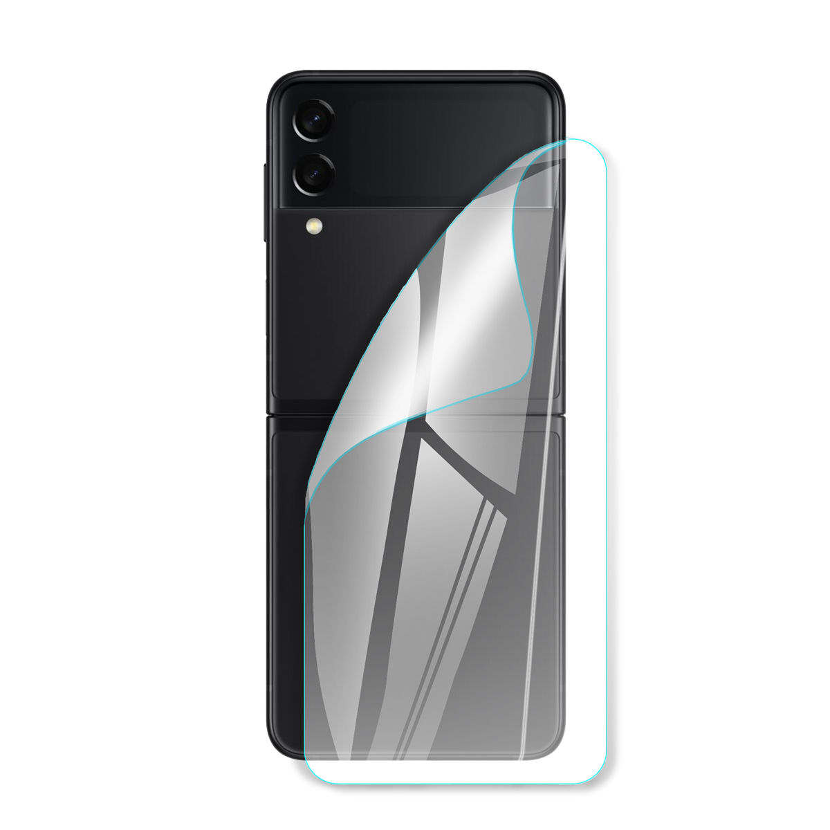 Защитная полиуретанова глянцевая пленка Medium Armor на корпус смартфона Samsung Galaxy Flip (PF-M02CSG-001-044)