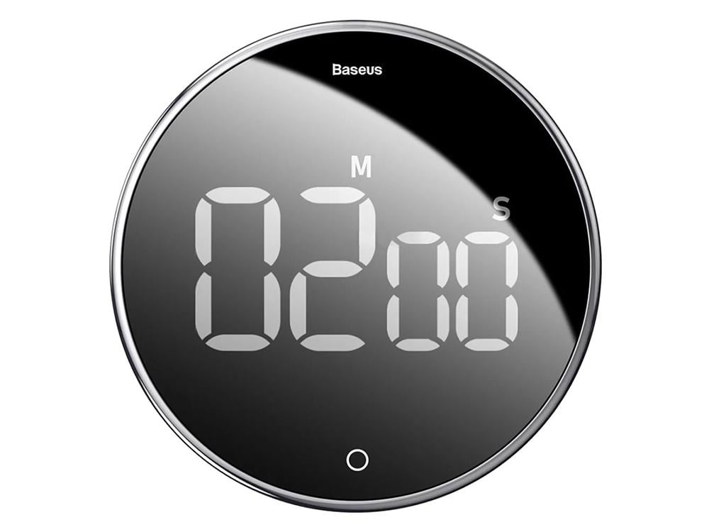 Таймер BASEUS с цифровым LED дисплеем и магнитной основой (1007-682-00)