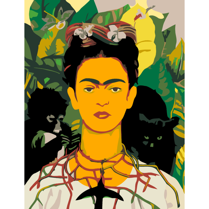 Картина по номерам Rosa Фрида Кало 35х45 см (Az-209243)