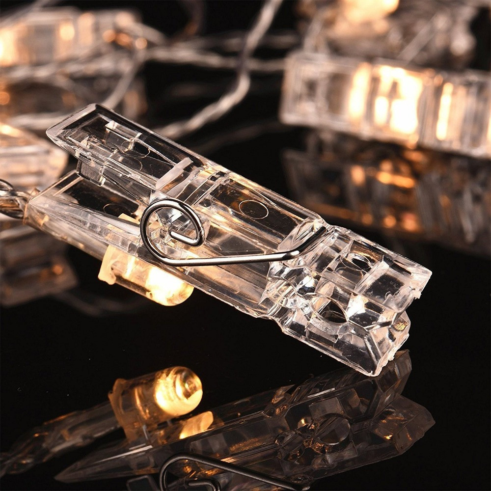 Гірлянда світлодіодна Ltl 10 led 1,65 м прищіпки Білий - фото 4 Гірлянда світлодіодна Ltl 10 led 1,65 м прищіпки Білий - фото 4