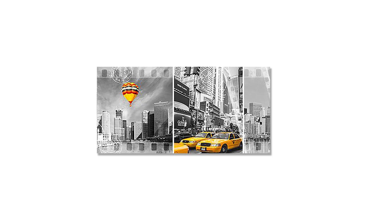 Наклейка виниловая на стол Zatarga Воздушный шар/Такси 600х1200 мм (1274515503)