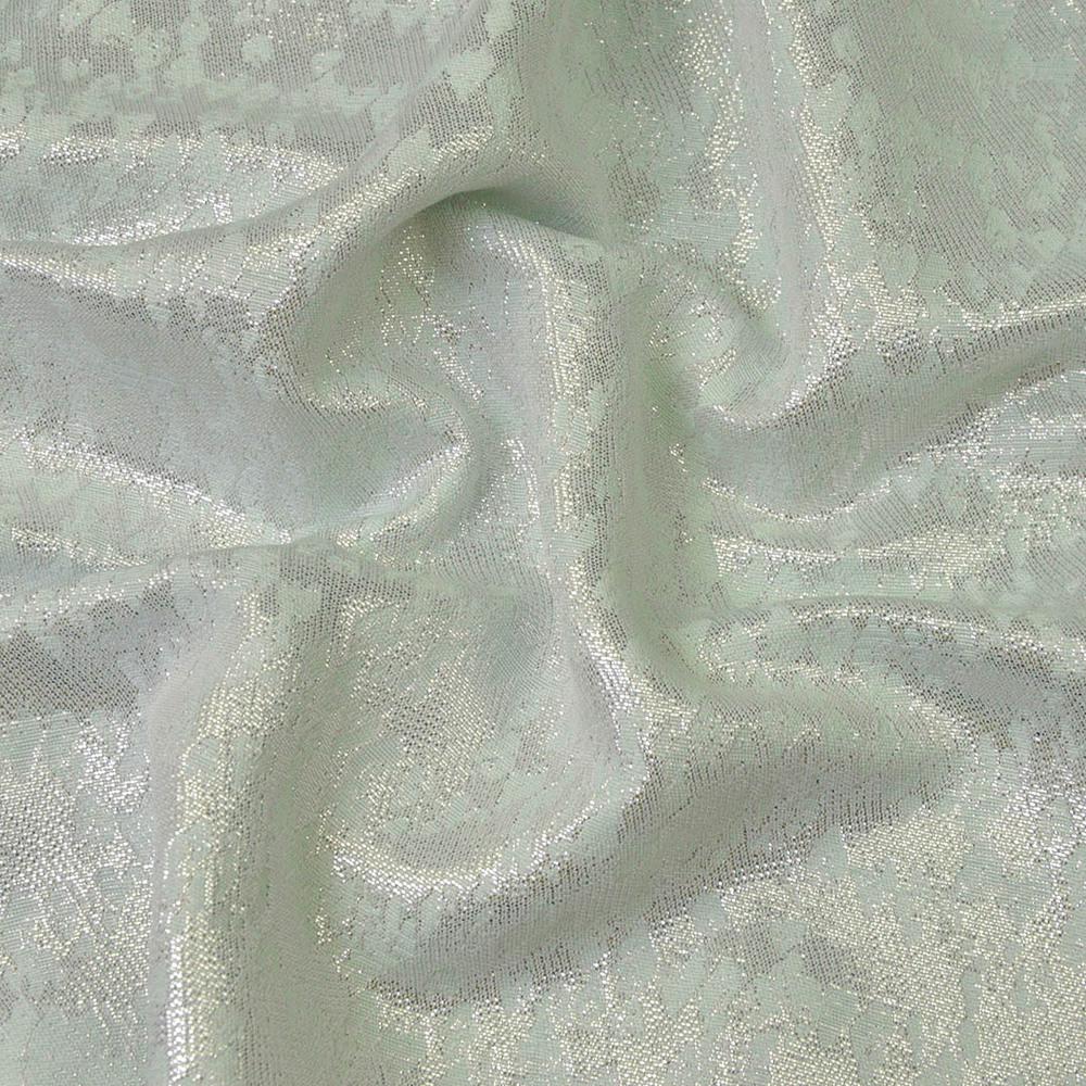 Ткань костюмная парча Грета Мятная прохлада (16572)
