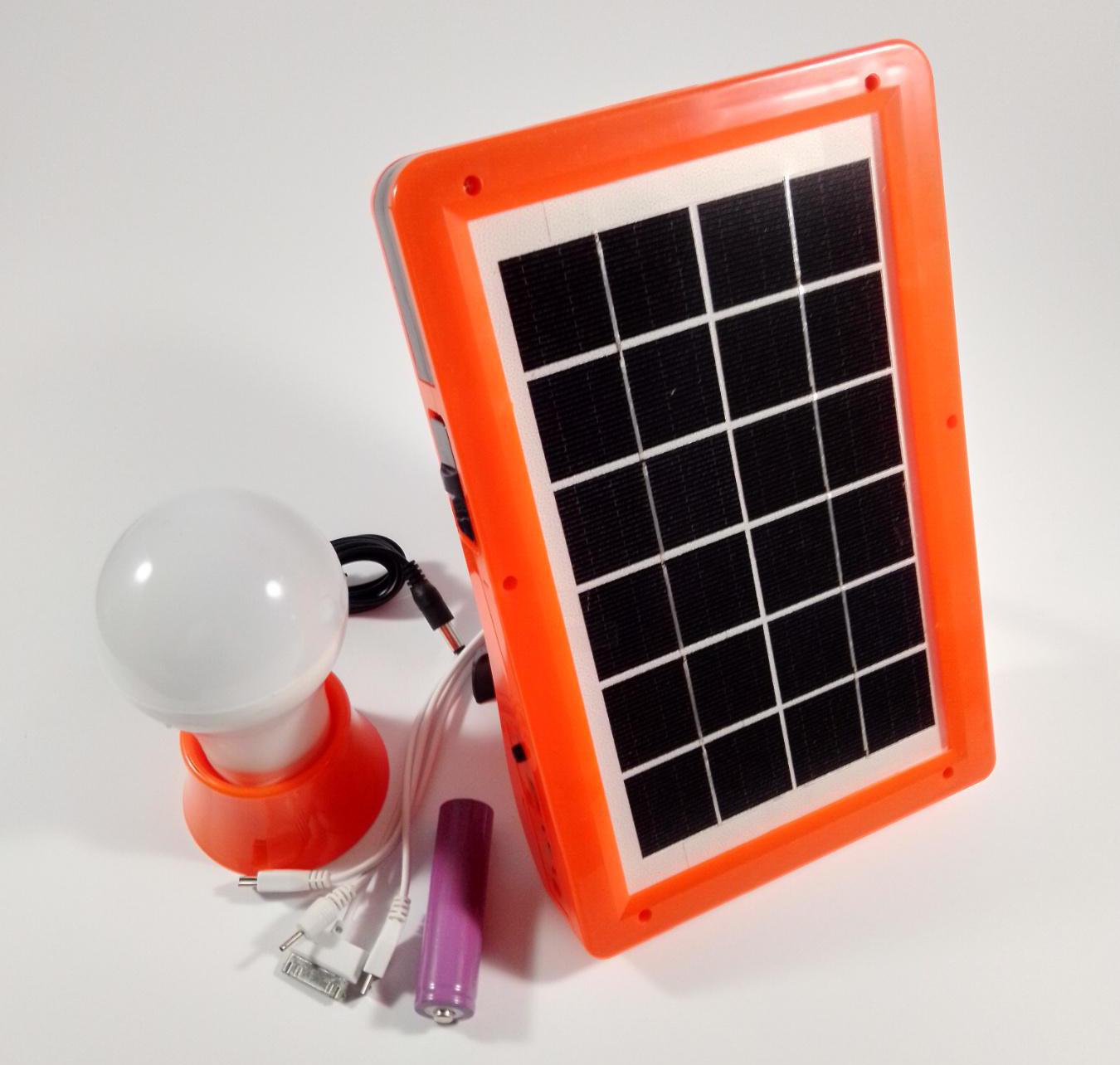 Фонарь ручной Solar с функцией зарядки и солнечной панелью (8988014)